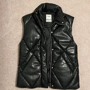 Abercrombie and Fitch Vegan Leather vest